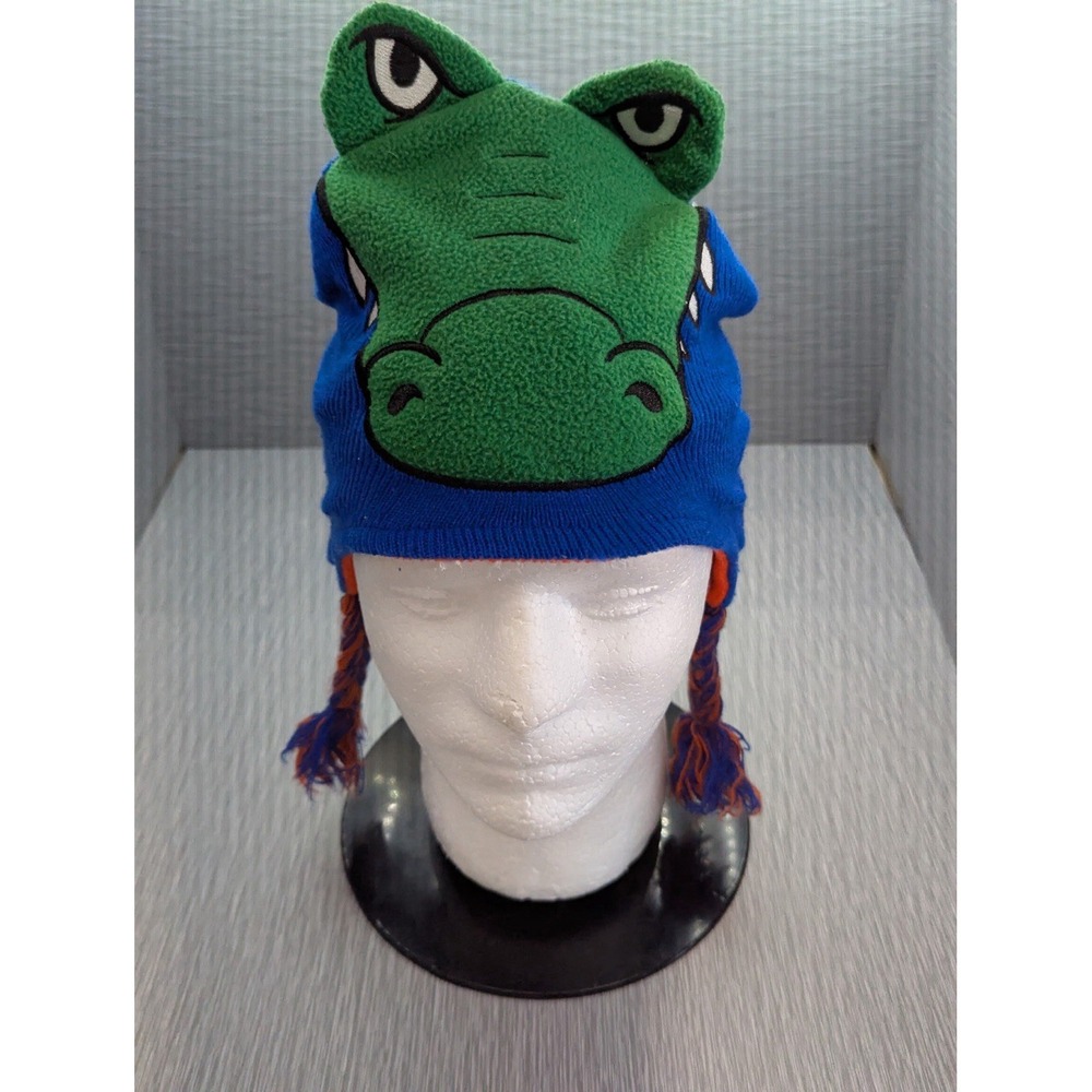 Florida Gators Mascot Hat Alligator 3D Ear Flap Beanie ZooZatz NCAA One Size